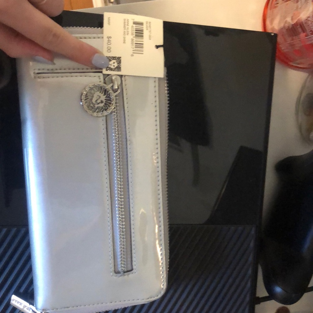 Silver Anne Klein wallet NEW